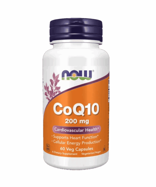 CoQ10 Supplement Bottle