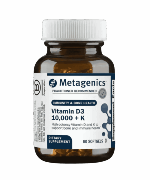 Metagenics D3 + K Supplement Bottle