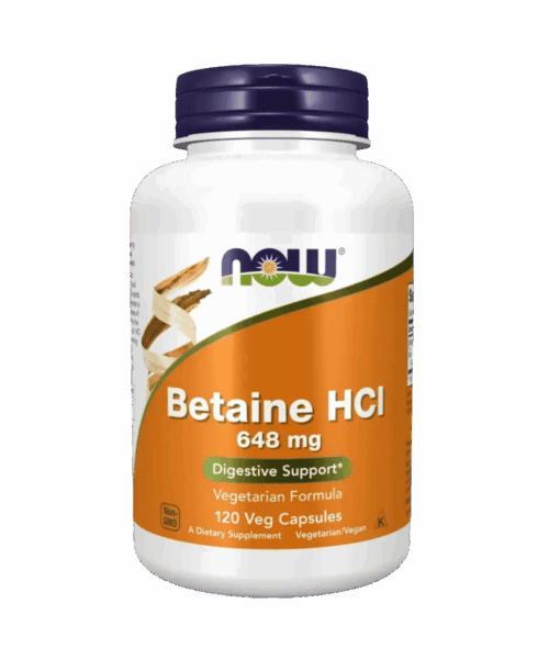 Now Betaine Supplement Bottle