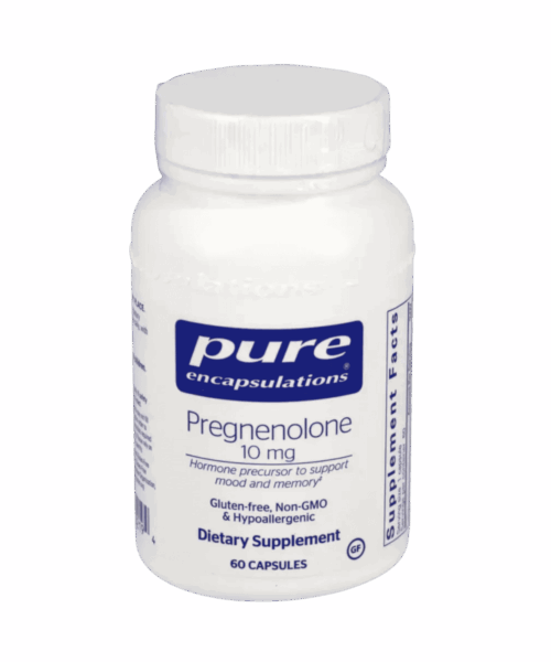 Pure Encapsulations Pregnenolone Supplement Bottle