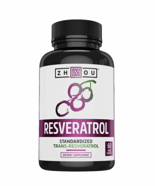 Zhzou Resveratrol Supplement Bottle